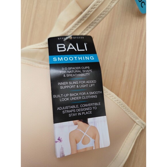 NEW Bali Women's One Smooth U Ultra Light Shaping Underwire Bra Beige Size 40C - Picture 2 of 5